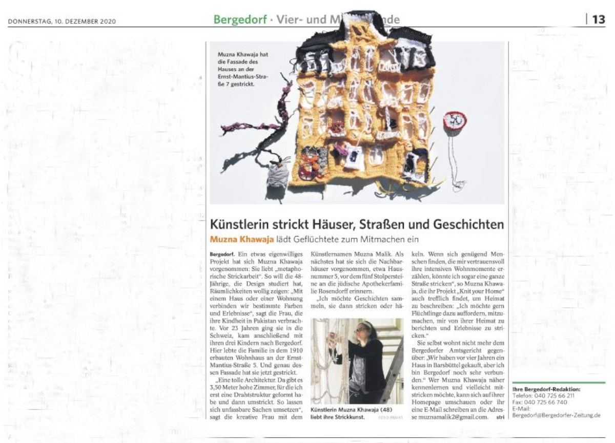 Bergedorfer Zeitung Article